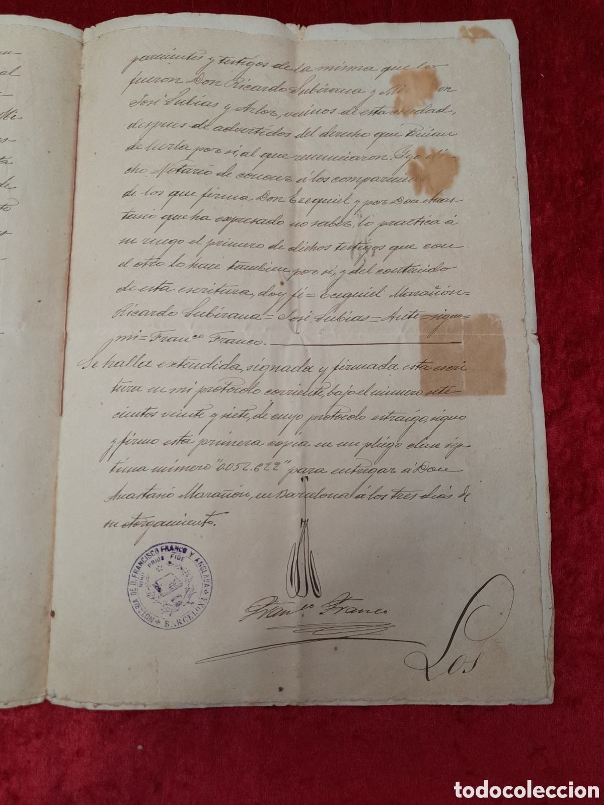 Documentos bancarios: PR-2722. COPIA DE LA ESCRITURA DE PODER. 1900 - Foto 5