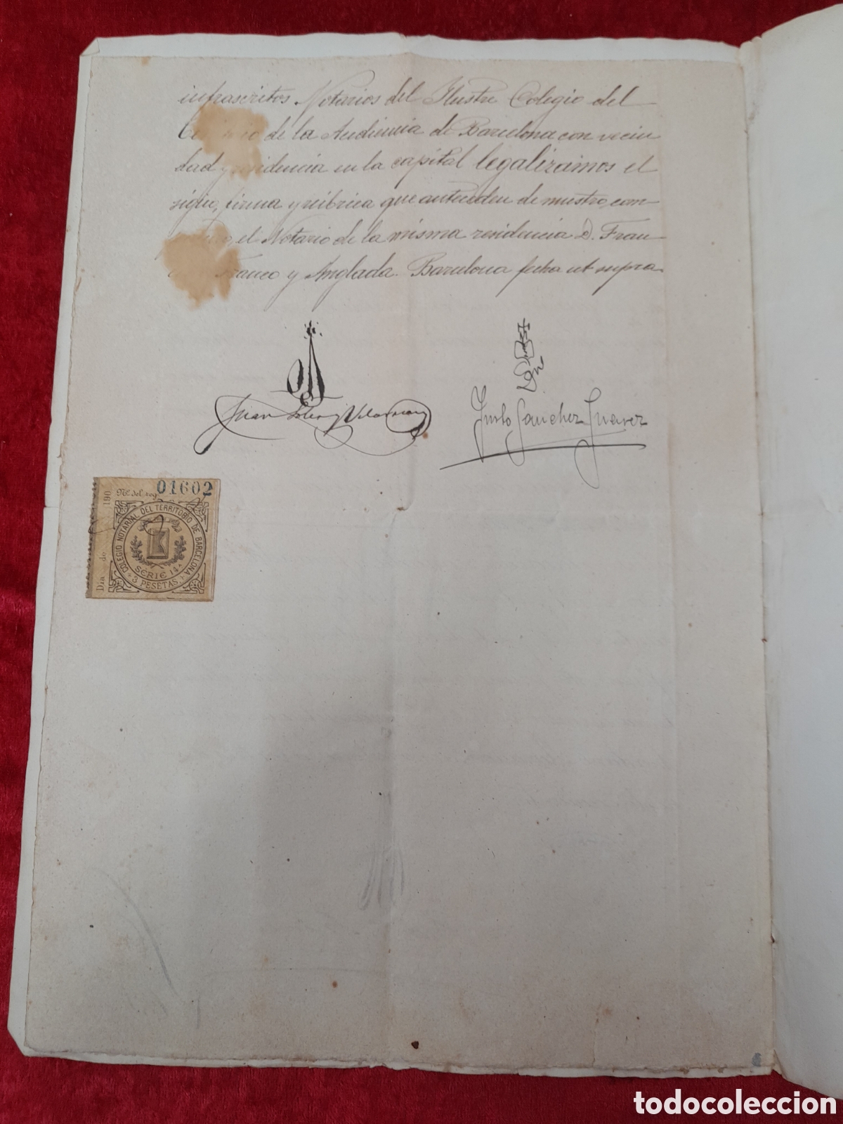 Documentos bancarios: PR-2722. COPIA DE LA ESCRITURA DE PODER. 1900 - Foto 6