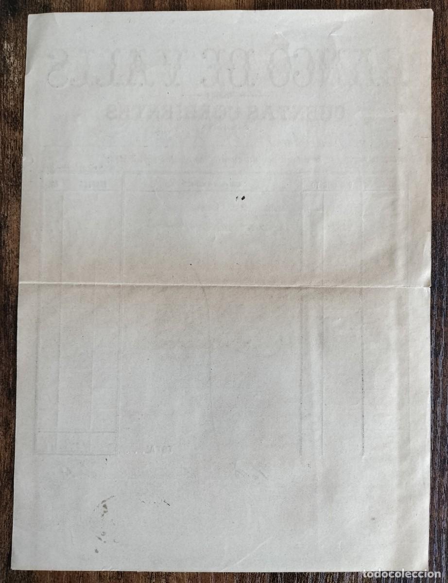 Documentos bancarios: Banco Valls - Valls 1897 - Foto 2