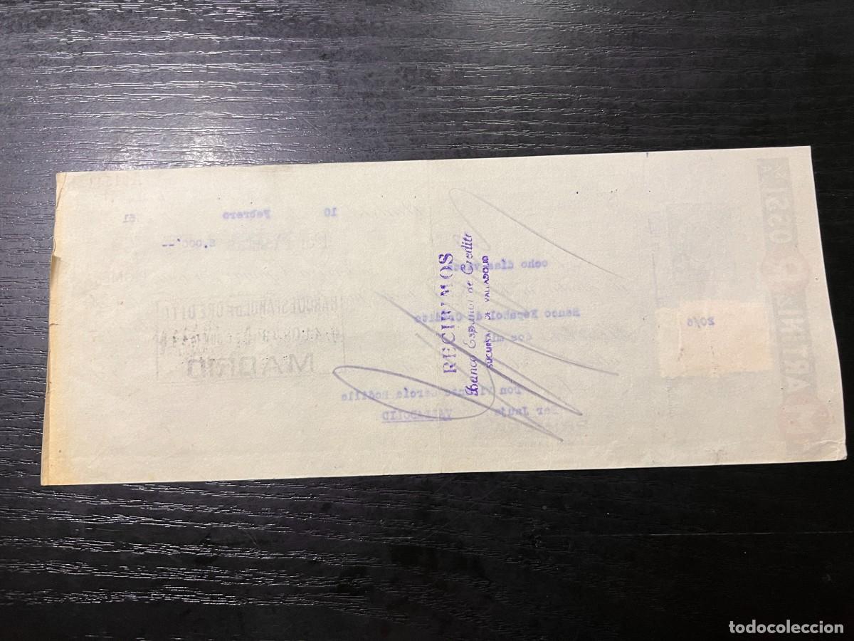 Documentos bancarios: LETRA DE CAMBIO. MARTINI & ROSSI S.A. MADRID, 1951 - Foto 2