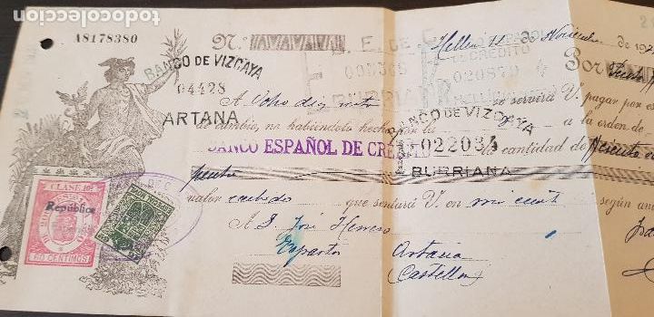 Documentos bancarios: HELLIN 11 DE NOVIEMBRE DE 1931 - Foto 1
