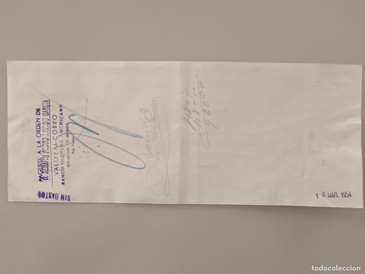 Documentos bancarios: LETRA DE CAMBIO CON SELLO - A&ntilde;o 1954 - Foto 2