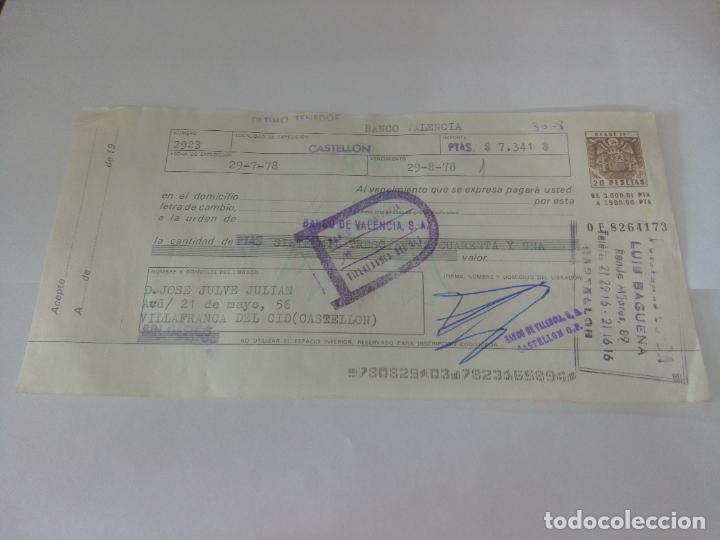 Documentos bancarios: 6 Letras de Cambio de 1978 diferentes Bancos - Foto 2