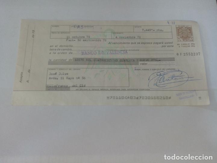 Documentos bancarios: 6 Letras de Cambio de 1978 diferentes Bancos - Foto 12