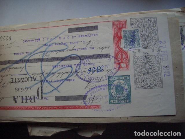 Documentos bancarios: Gran lote de letras de banco. - Foto 3
