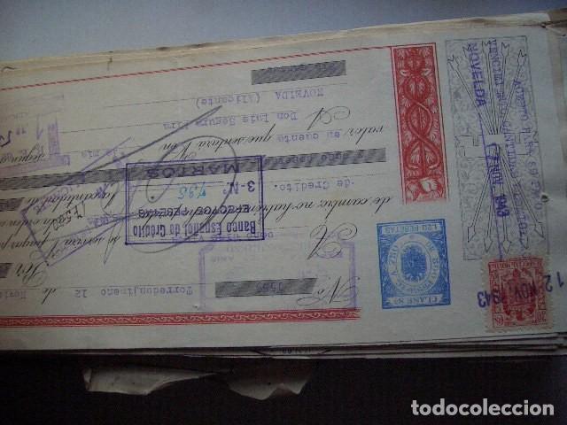 Documentos bancarios: Gran lote de letras de banco. - Foto 4