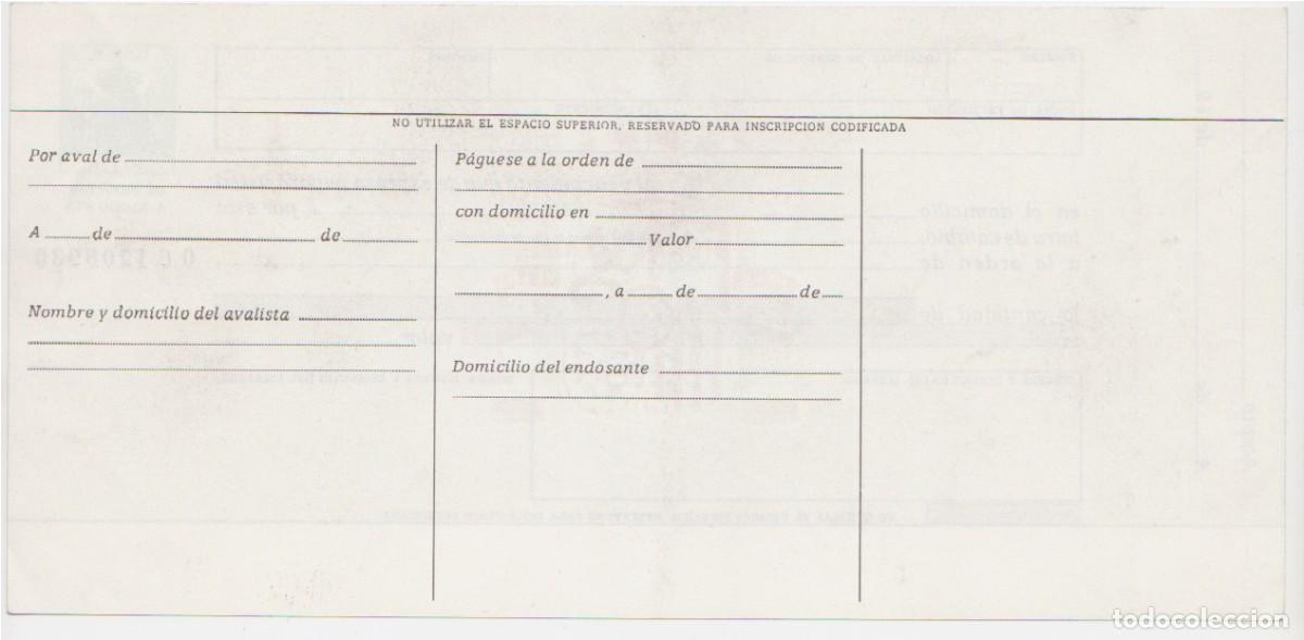 Documentos bancarios: Letra de cambio para medio mill&oacute;n de Pesetas - Foto 3