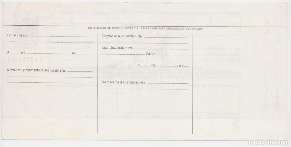 Documentos bancarios: Letra de cambio para medio mill&oacute;n de Pesetas - Foto 4