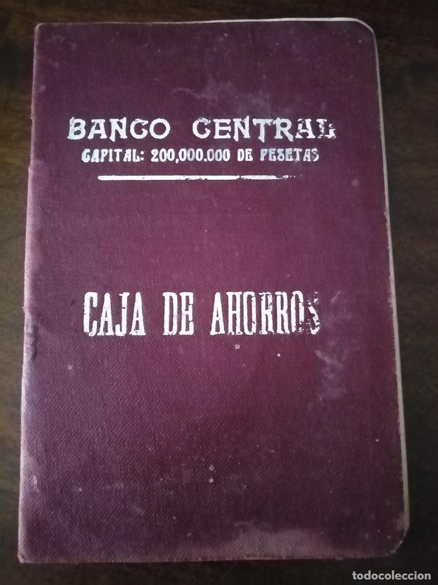 Documentos bancarios: Libreta del Banco Central, Don Benito a&ntilde;o 1931. - Foto 1