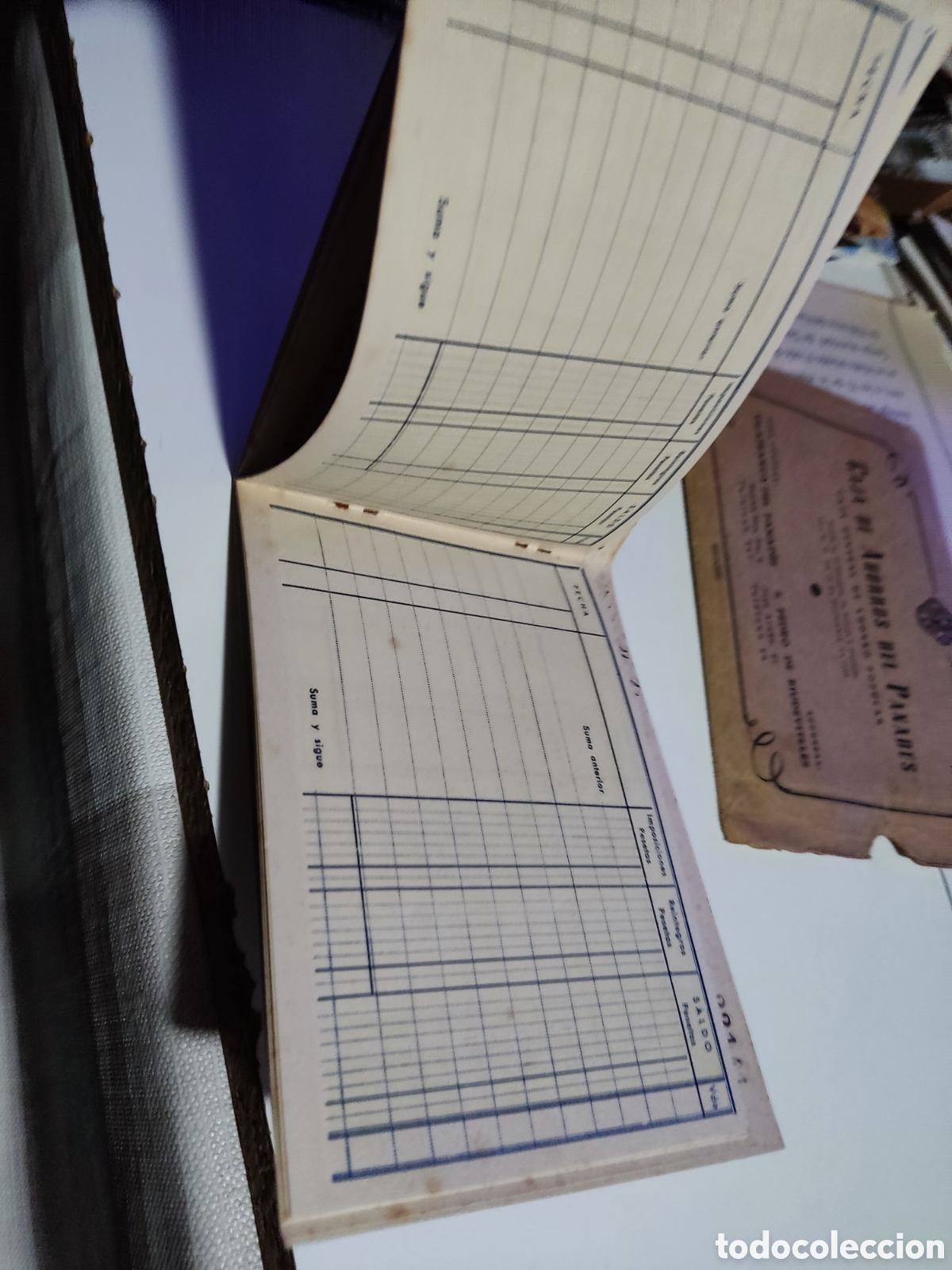Documentos bancarios: Libreta Caja de Ahorros del Panades 1957 - Foto 5