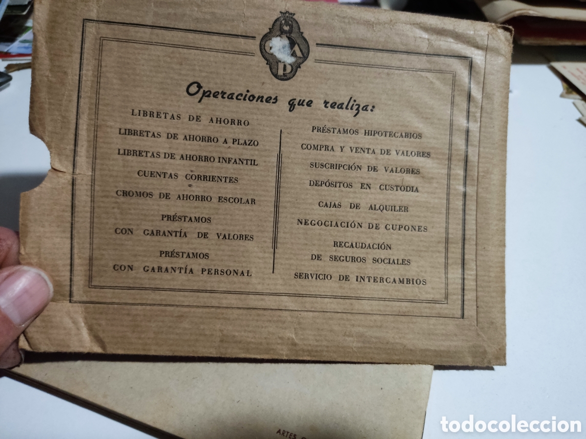 Documentos bancarios: Libreta Caja de Ahorros del Panades 1957 - Foto 8