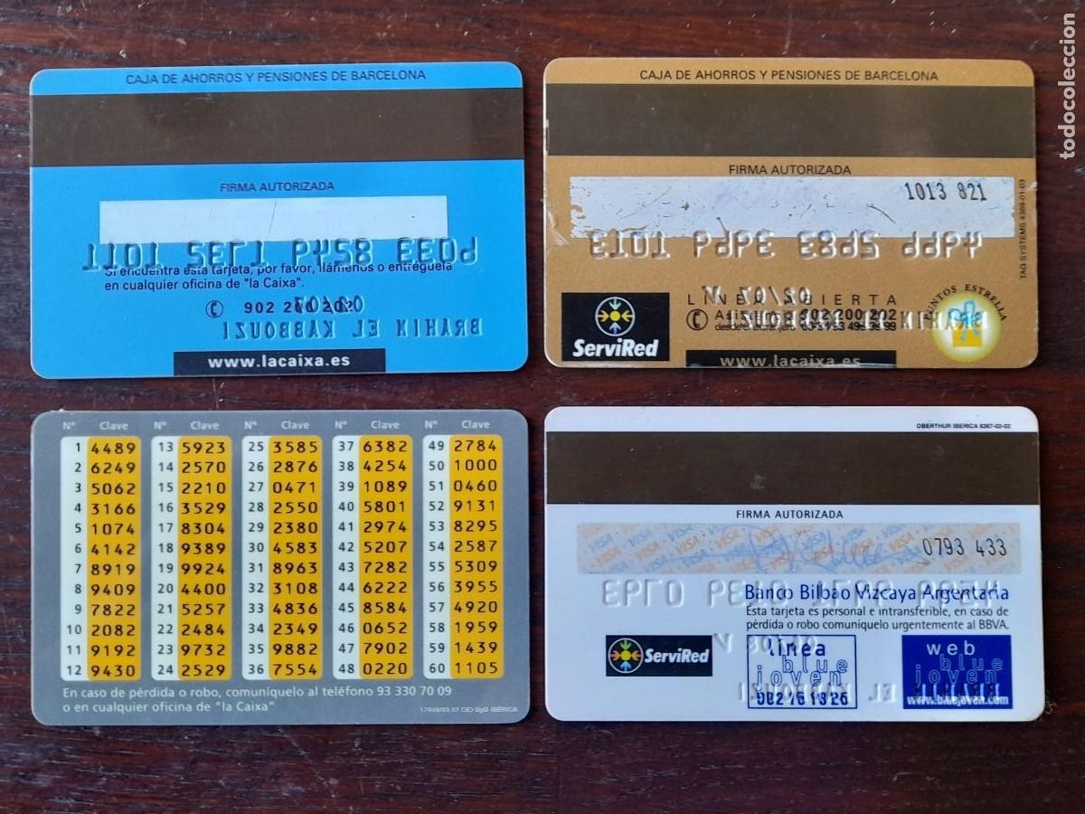 Documentos bancarios: Una tarjeta internacional transfer de La Caixa o BBVA, 4 tarjetas a elegir - Foto 6