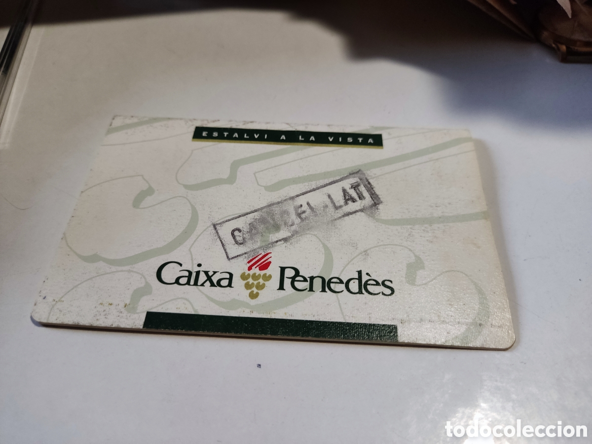 Documentos bancarios: Libreta bancaria Caixa Pened&eacute;s, Vilanova i la Geltr&uacute; 2002 - Foto 1