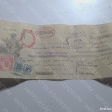 Documentos bancarios: PAGARE ANTONIO SEGUI-VALENCIA-1/07/1940-BANCO HISPANO AMERICANO-SELLO EN SECO ESTADO ESPAÑOL