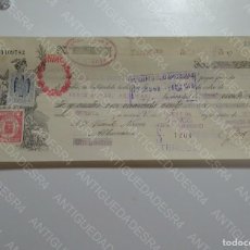 Documentos bancarios: PAGARE CHOCOLATES ORÚS-ZARAGOZA-2/12/1939-BANCO HISPANO AMERICANO-SELLO EN SECO ESTADO ESPAÑOL