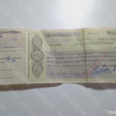Documentos bancarios: CHEQUE DEL BANCO ESPAÑOL DEL RIO DE LA PLATA-ORIGINAL-SELLO CASA MATRIZ- 8/10/1938