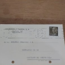 Documentos bancarios: 1959 BARCELONA ESTABELL Y PAISAJES DIRIGIDAS SANTIAGO COMPOSTELA