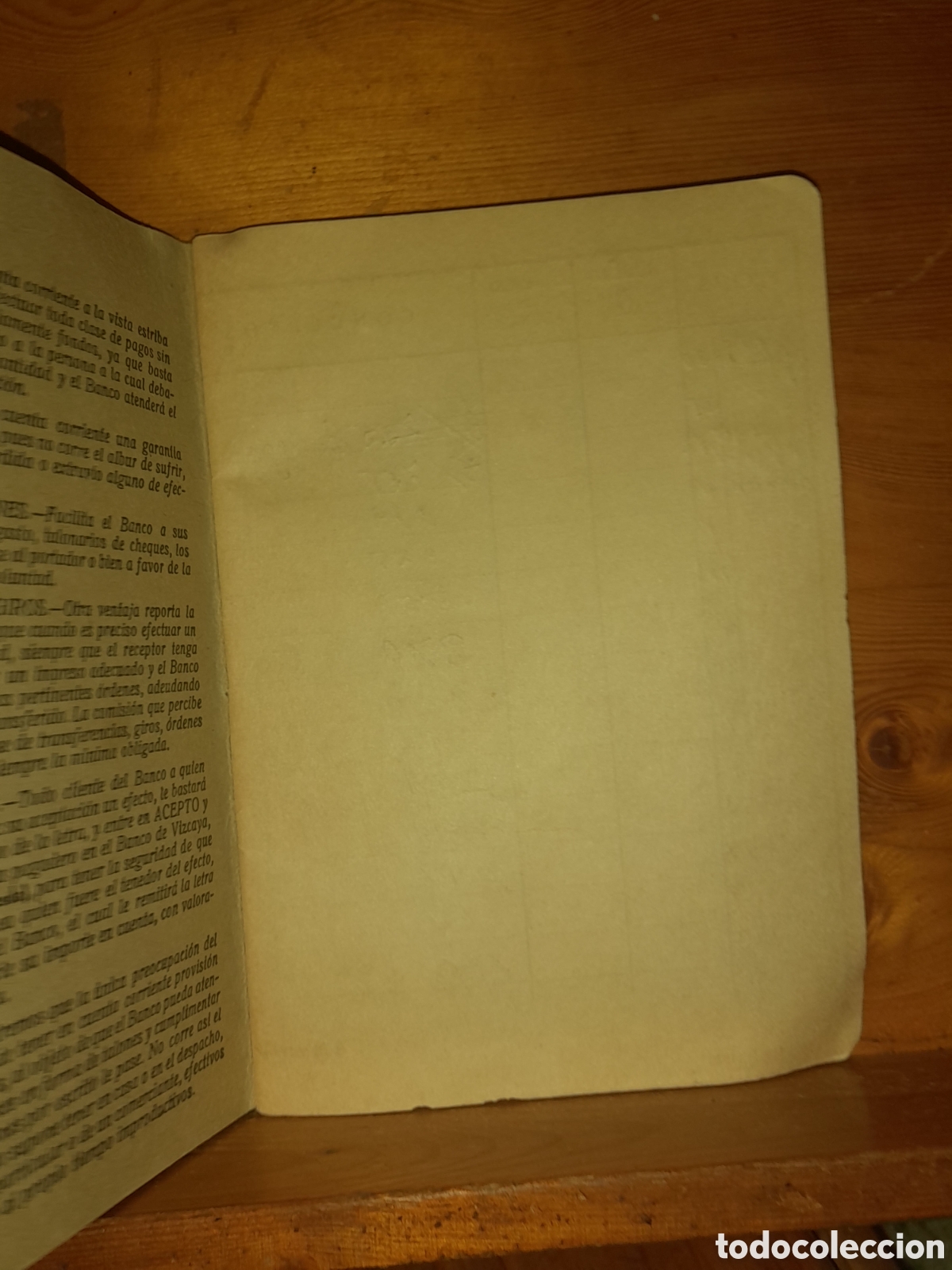 Documentos bancarios: LIBRETA CUENTA CORRIENTE BANCO DE VIZCAYA - Foto 8