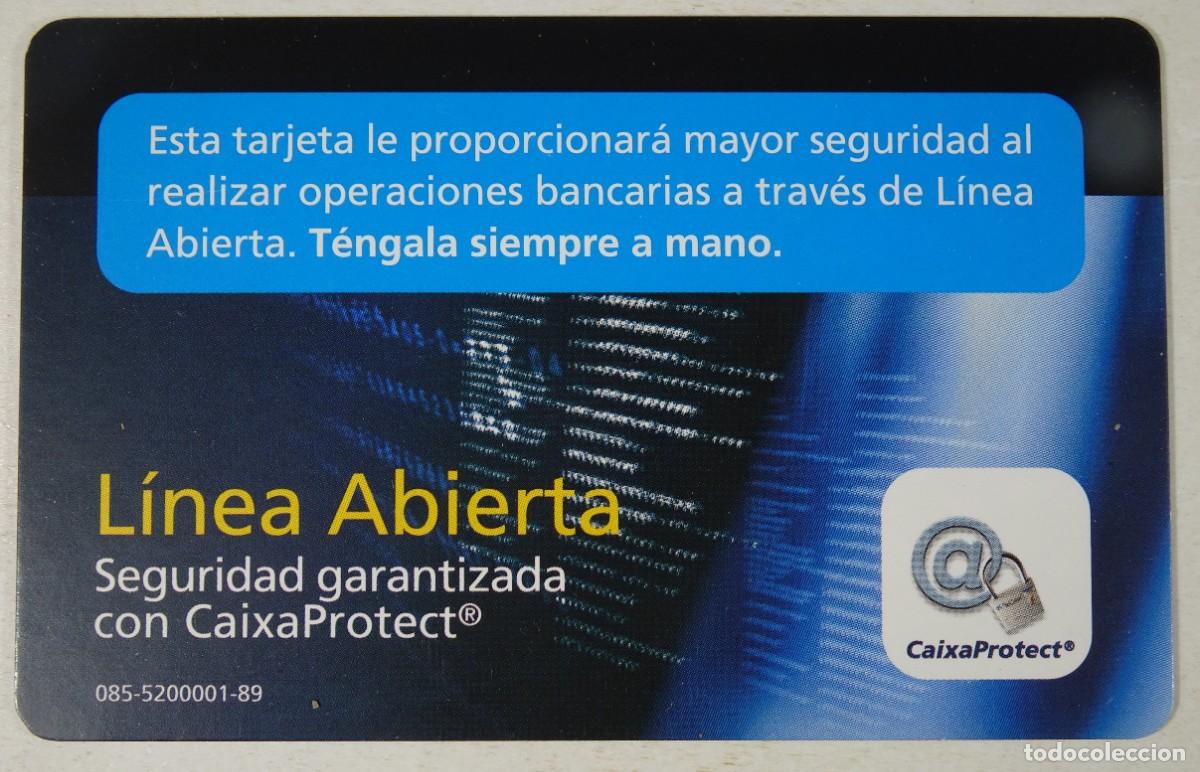 Documentos bancarios: TARJETA LINEA ABIERTA LA CAIXA, TARJETA DE COORDENADAS DE LA CAIXA - Foto 4