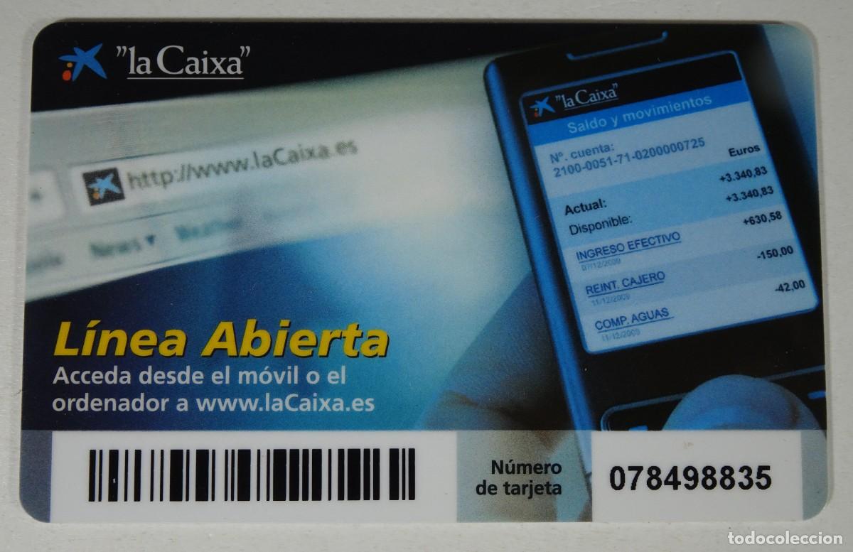 Documentos bancarios: TARJETA LINEA ABIERTA LA CAIXA, TARJETA DE COORDENADAS DE LA CAIXA - Foto 5