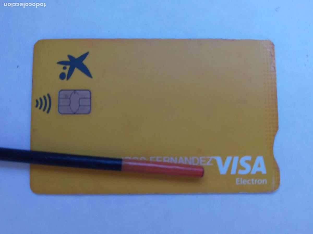 Documentos bancarios: TARJETA VISA DE LA CAIXA . CON CHIP , CADUCIDAD 2022 - Foto 1