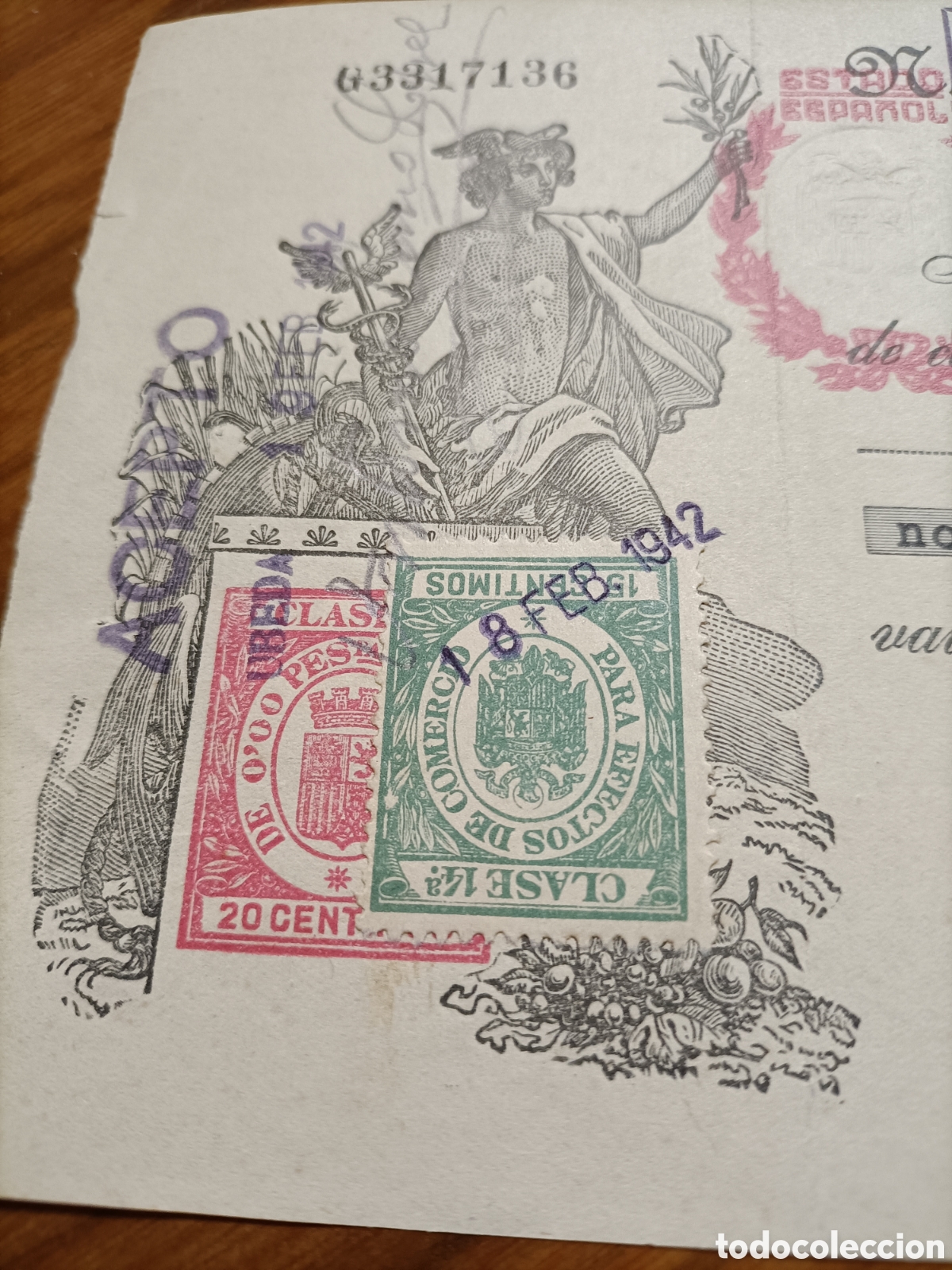 Documentos bancarios: Banco hispano americano Madrid &Uacute;beda jaen - Foto 3