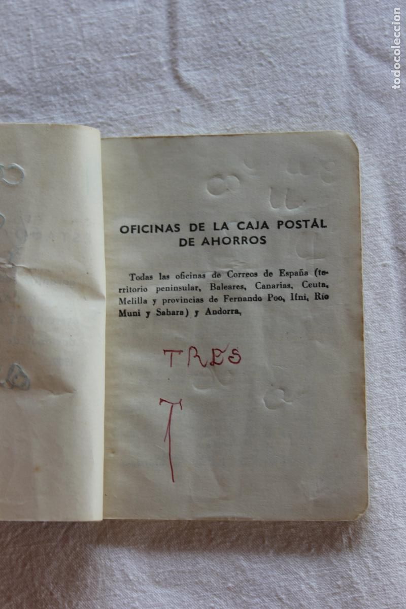 Documentos bancarios: ALMANAQUE 1962 CAJA POSTAL DE AHORROS - Foto 6