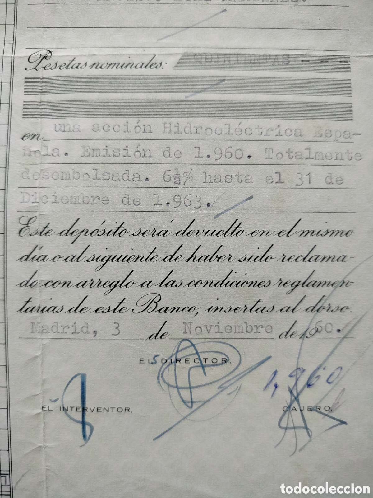 Documentos bancarios: Dep&oacute;sito Transmisible Valores - Foto 2