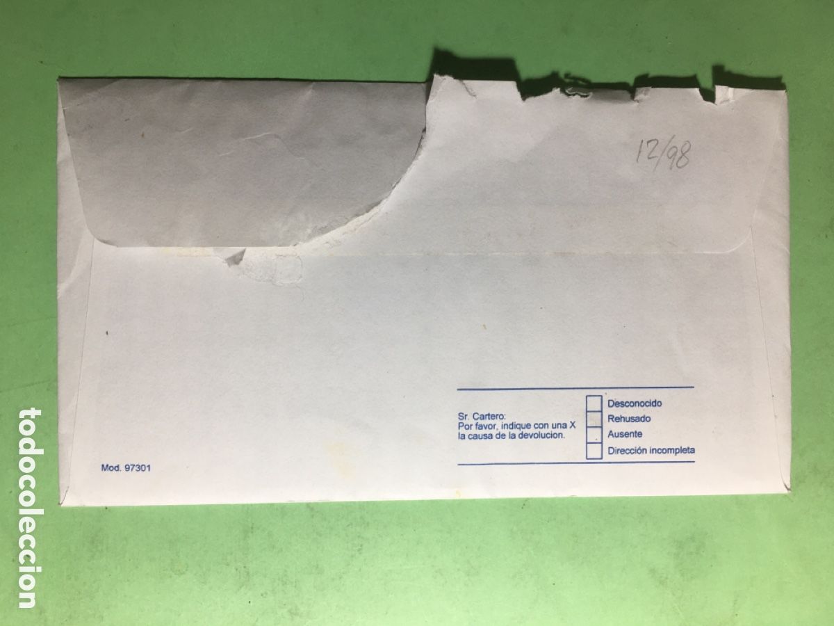 Documentos bancarios: 1997/98 LOTE DE 9 &Iacute;TEMS DIVERSOS DEL BANCO &lsquo;&rsquo;ARGENTARIA&rsquo;&rsquo; - Foto 5