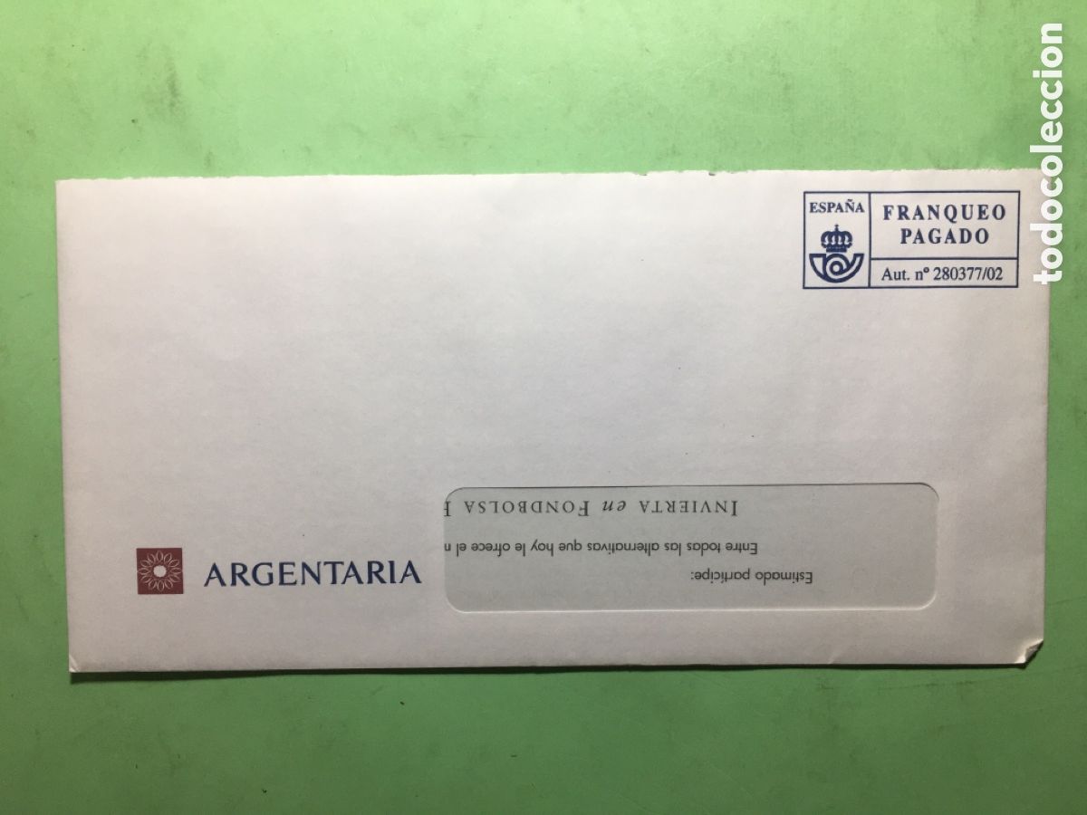 Documentos bancarios: 1997/98 LOTE DE 9 &Iacute;TEMS DIVERSOS DEL BANCO &lsquo;&rsquo;ARGENTARIA&rsquo;&rsquo; - Foto 20
