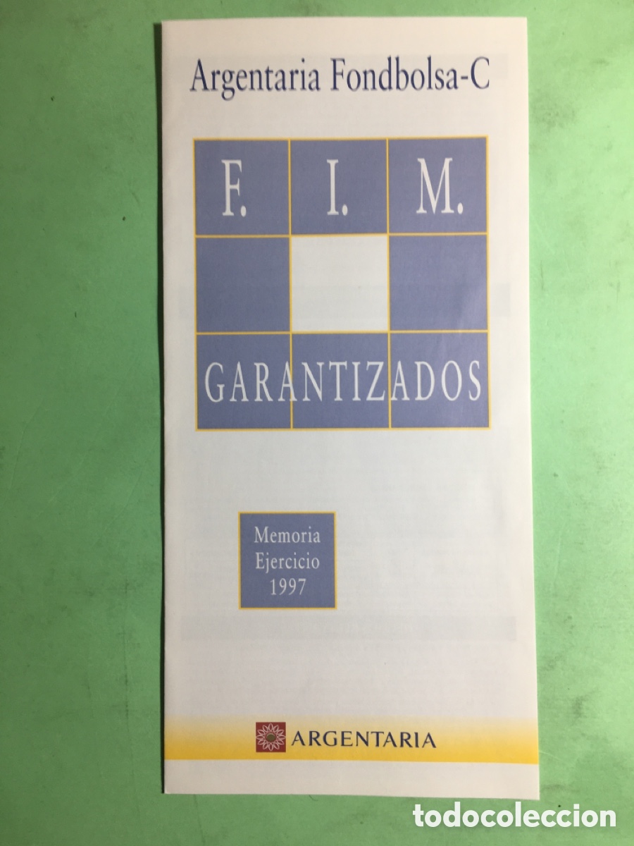 Documentos bancarios: 1997/98 LOTE DE 9 &Iacute;TEMS DIVERSOS DEL BANCO &lsquo;&rsquo;ARGENTARIA&rsquo;&rsquo; - Foto 22
