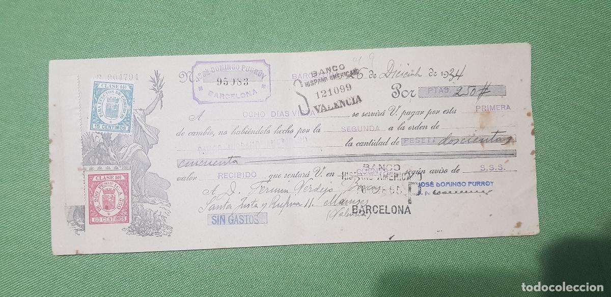 Documentos bancarios: JOSE DOMINGO PURROY-BARCELONA - Foto 1