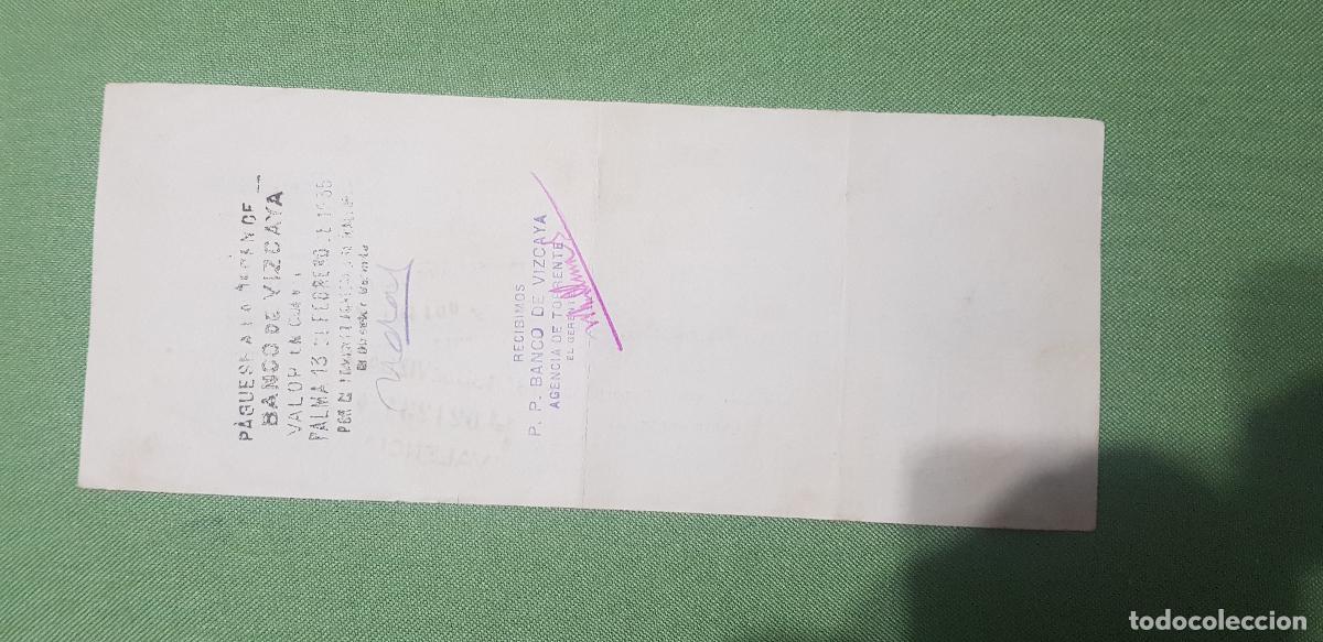 Documentos bancarios: COMPA&Ntilde;IA FABRIL S.A.-PALMA DE MALLORCA - Foto 2