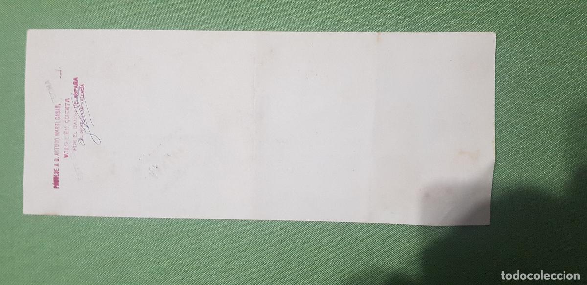 Documentos bancarios: ANTONIO FELIU S.A.-BARCELONA - Foto 2
