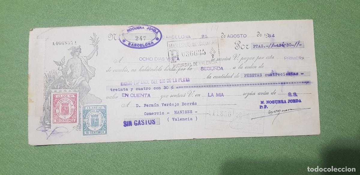 Documentos bancarios: M.NOGUERA JORDA-BARCELONA - Foto 1