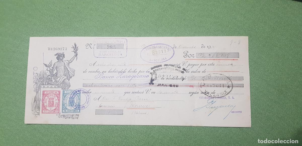 Documentos bancarios: ESTABANELL Y PHAISA S..-BARCELONA - Foto 1