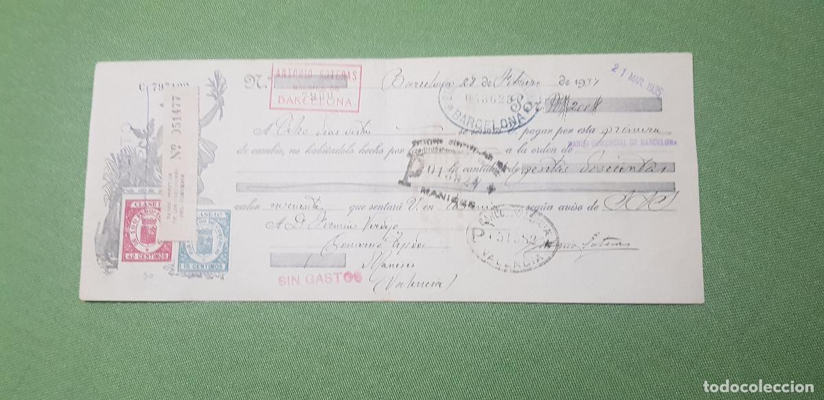 Documentos bancarios: ANTONIO SOTERAS-BARCELONA - Foto 1