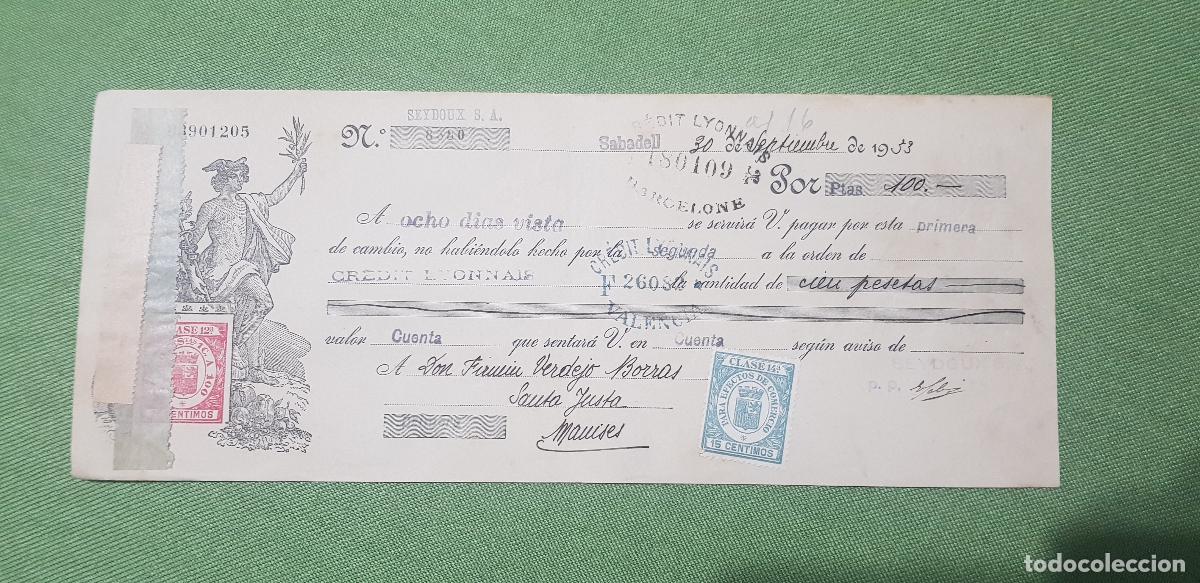 Documentos bancarios: SEYDOUX S.A.-SEPTIEMBRE DE 1933 - Foto 1
