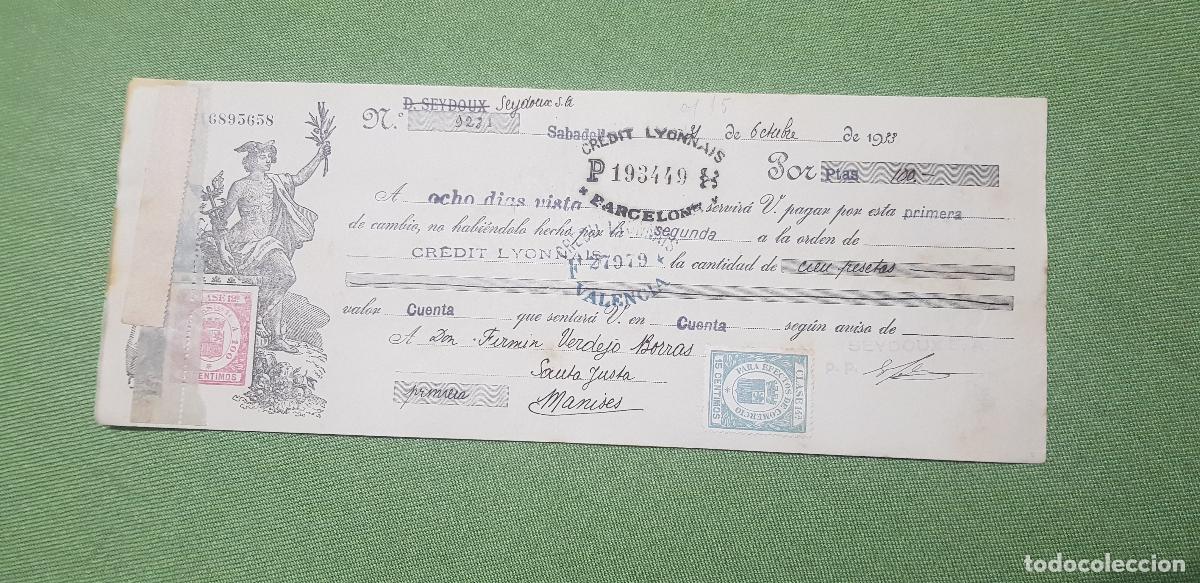 Documentos bancarios: SEYDOUX S.A.-OCTUBRE DE 1933 - Foto 1