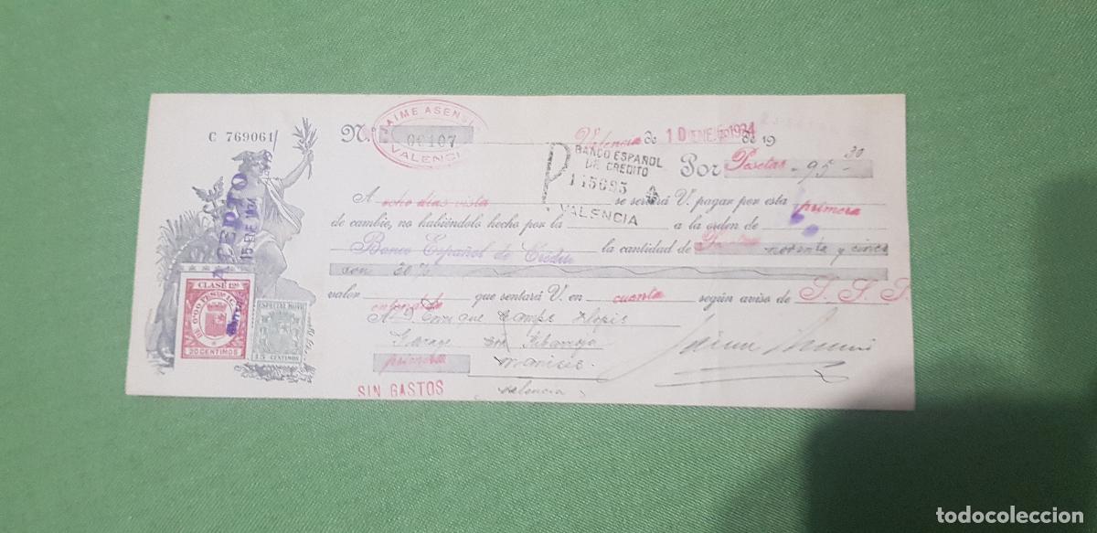Documentos bancarios: JAIME ASENSIO,VALENCIA - Foto 1