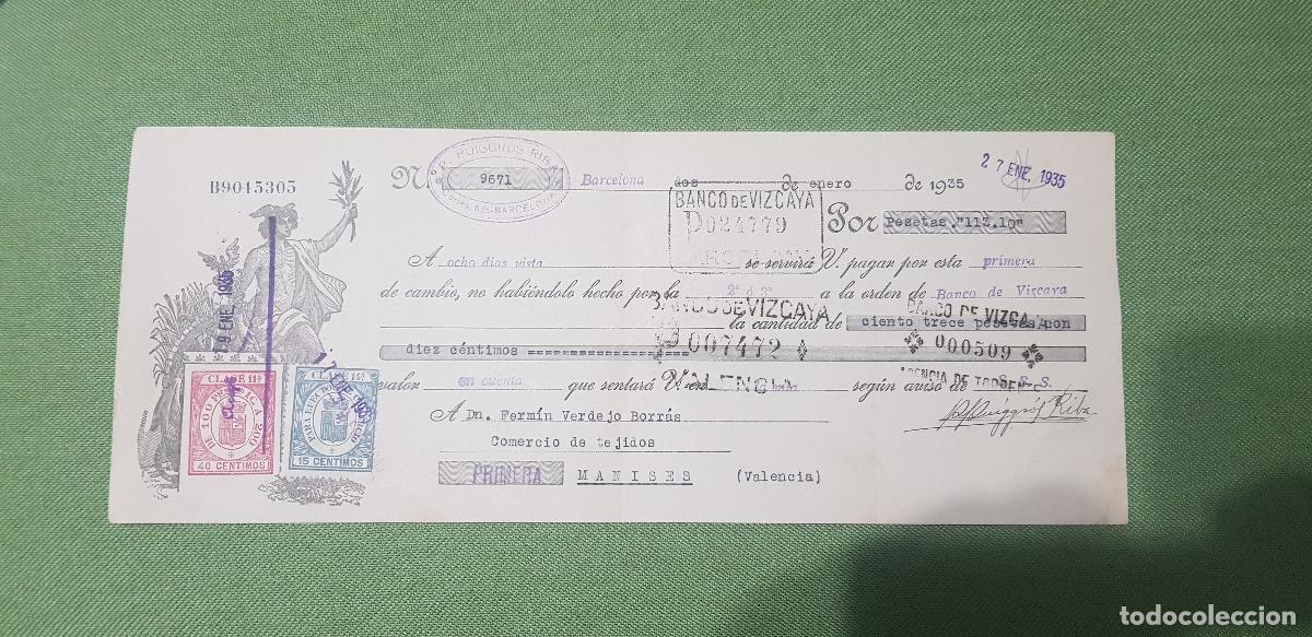 Documentos bancarios: P.PUIGGROS RIBA-BARCELONA - Foto 1