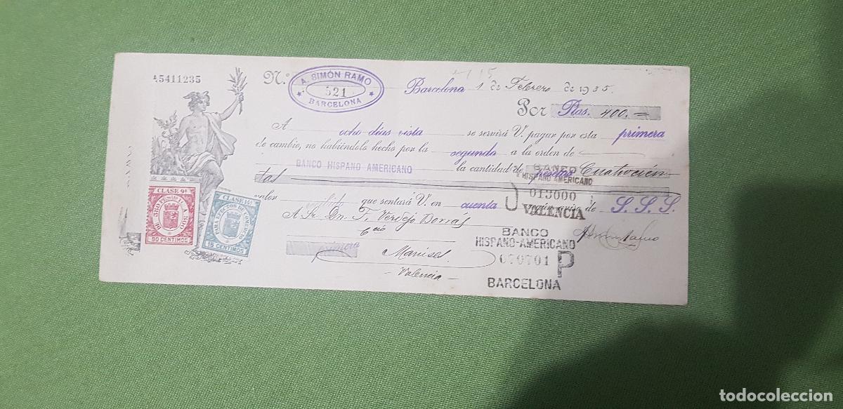 Documentos bancarios: A.SIMON RAMO-BARCELONA - Foto 1