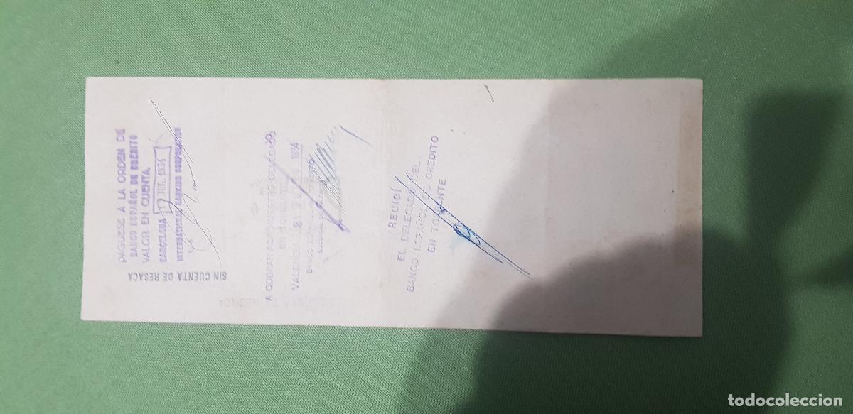 Documentos bancarios: TEXTIL ALGODONERA S.A.-BARCELONA - Foto 2