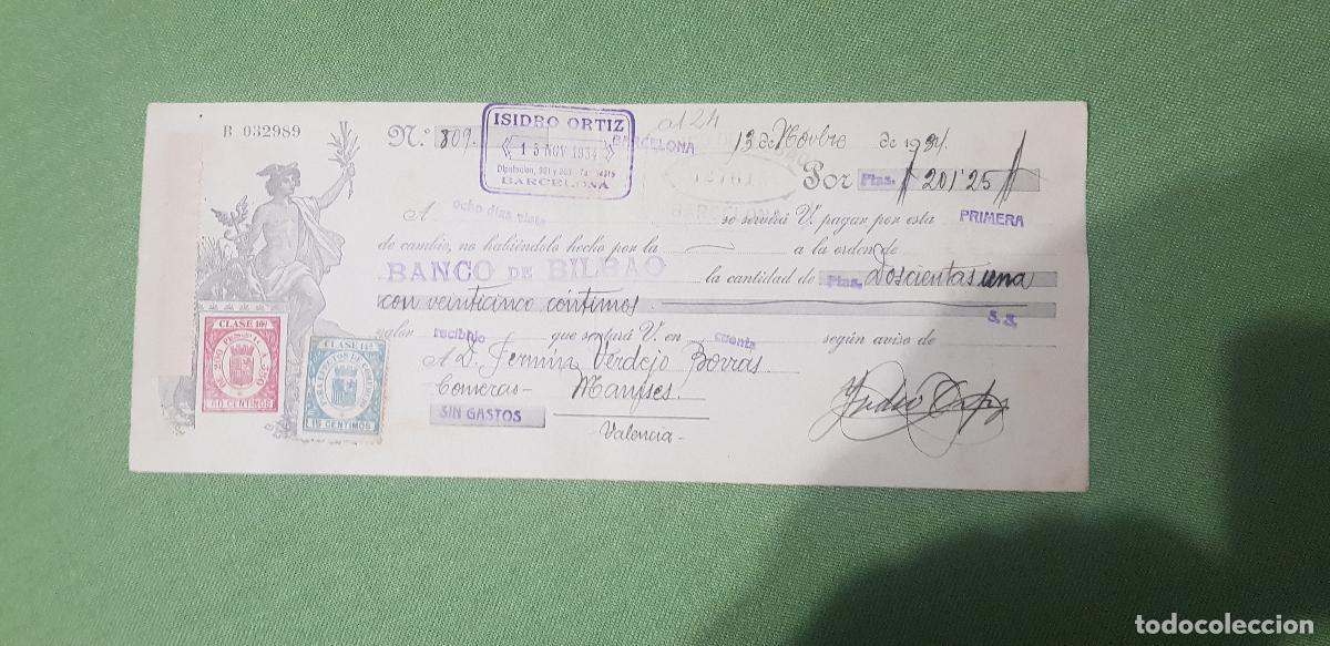 Documentos bancarios: ISIDRO ORTIZ-BARCELONA - Foto 1