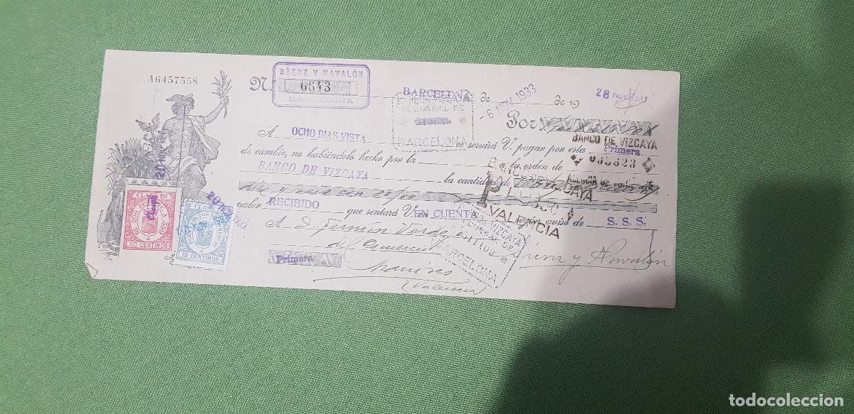 Documentos bancarios: SAENZ Y NAVALON-BARCELONA - Foto 1