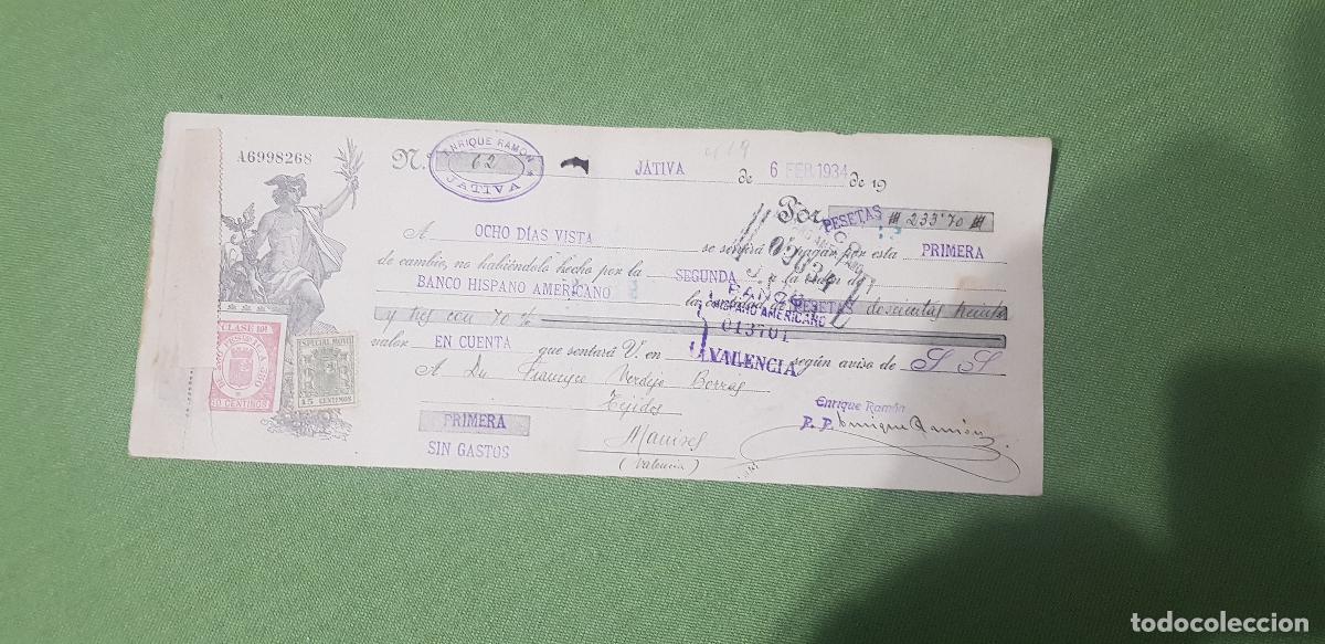 Documentos bancarios: ENRIQUE RAMON.JATIVA,VALENCIA - Foto 1
