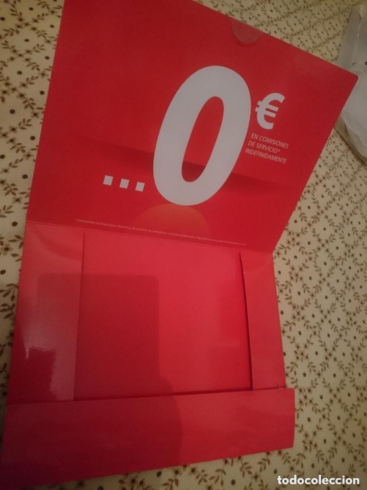 Documentos bancarios: CARPETA BANCO SANTANDER - TAMA&Ntilde;O FOLIO - Foto 3