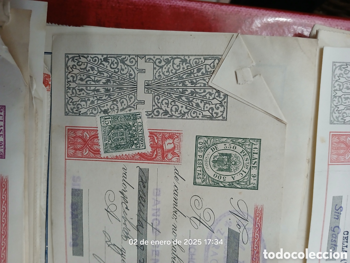 Documentos bancarios: M&aacute;s de 180 pagar&eacute;s a&ntilde;os 50 - Foto 3
