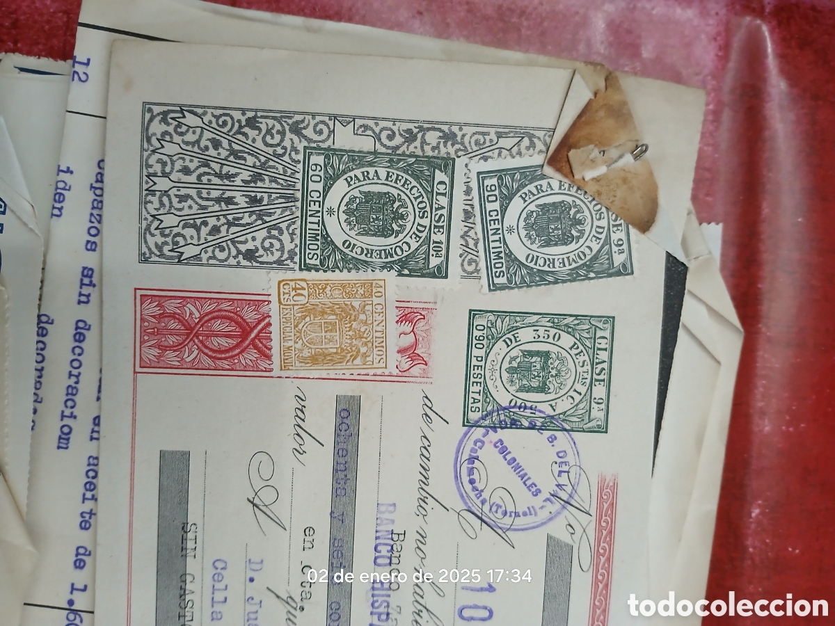 Documentos bancarios: M&aacute;s de 180 pagar&eacute;s a&ntilde;os 50 - Foto 6