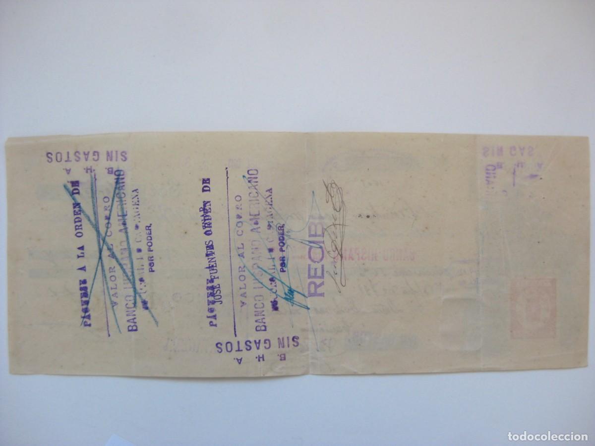 Documentos bancarios: LETRA DE CAMBIO A&Ntilde;O 1933 - Foto 2